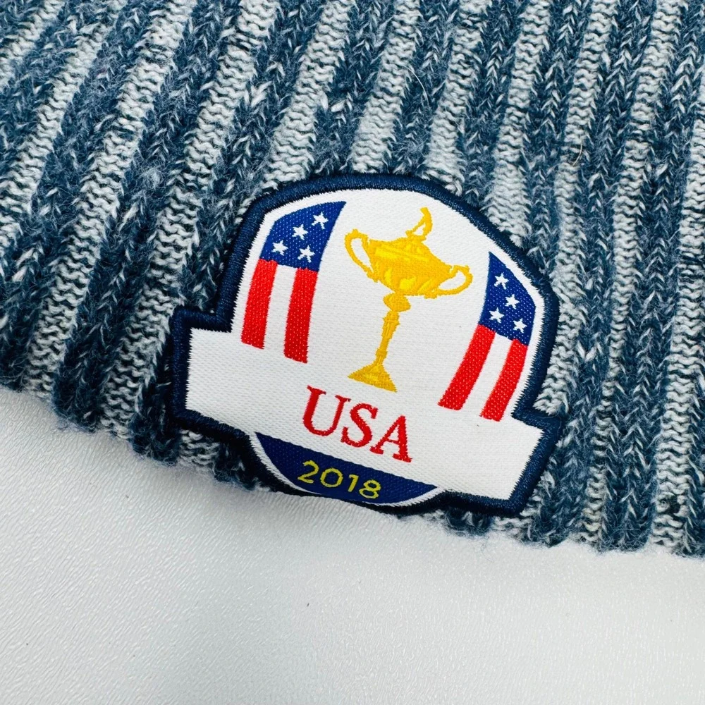 New Era USA Ryder Cup Golf Headcover Knit Beanie‎ Youth 2018 American Flag